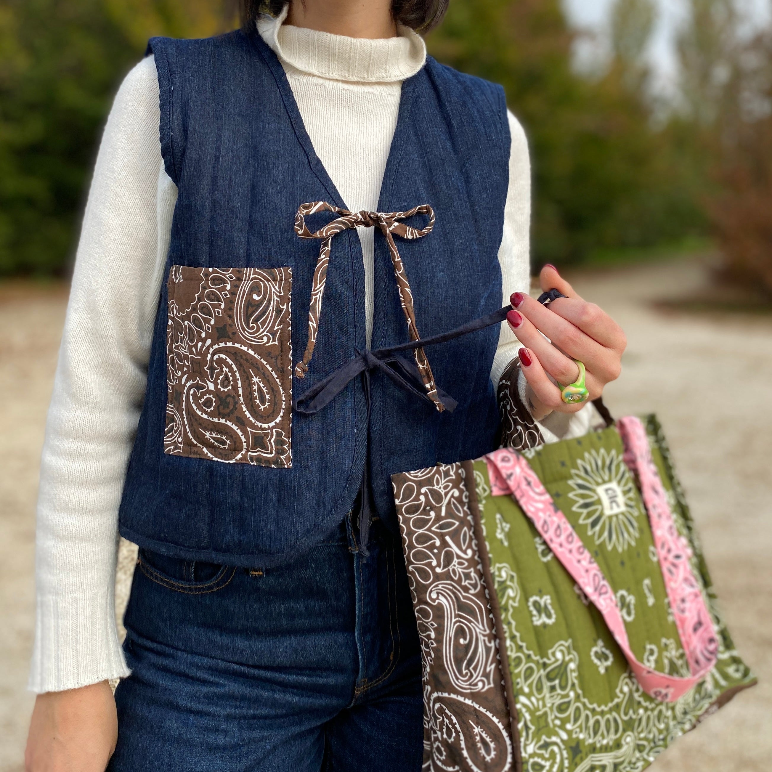 Gilet + Tote Bag Mini