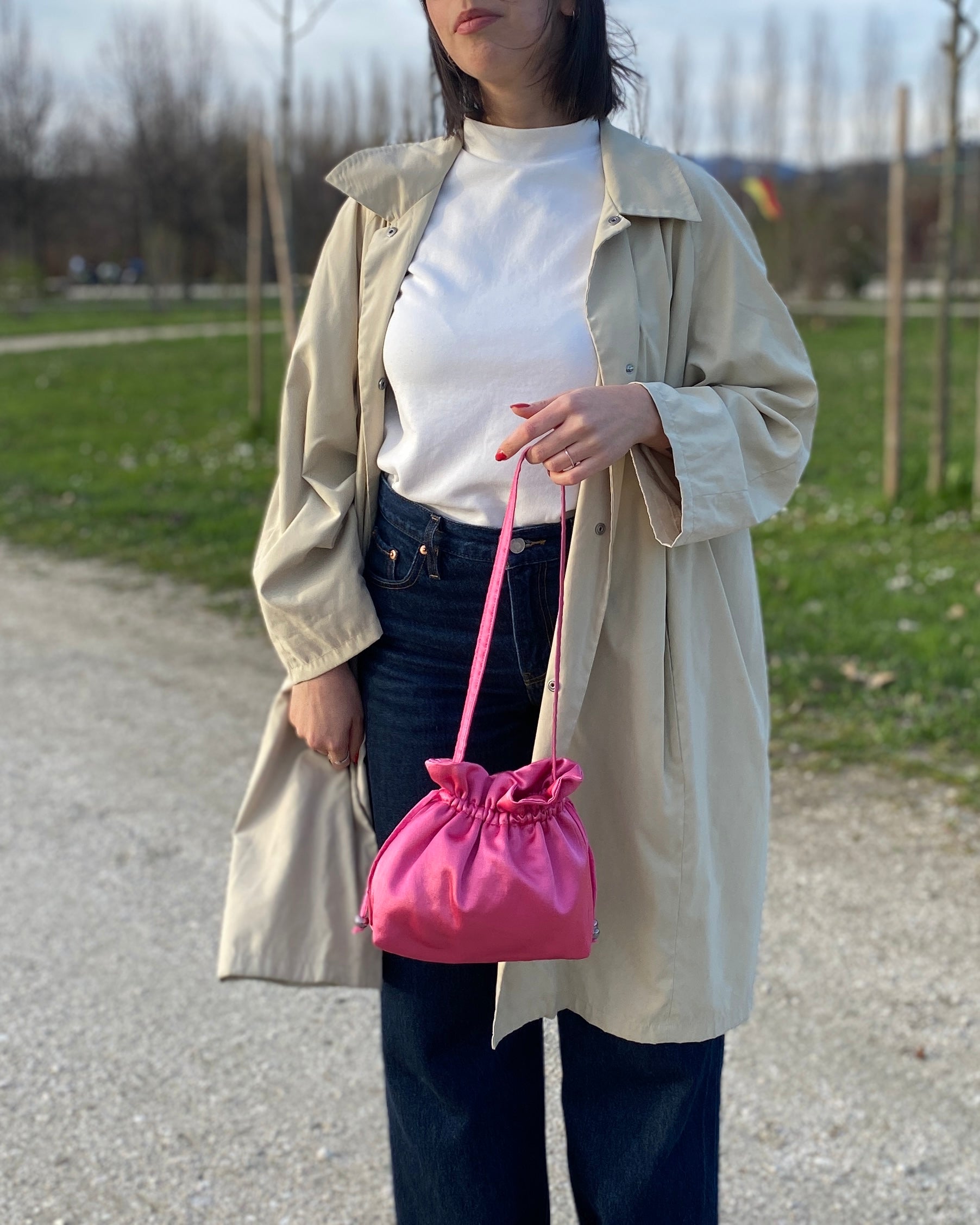Dustbag in raso