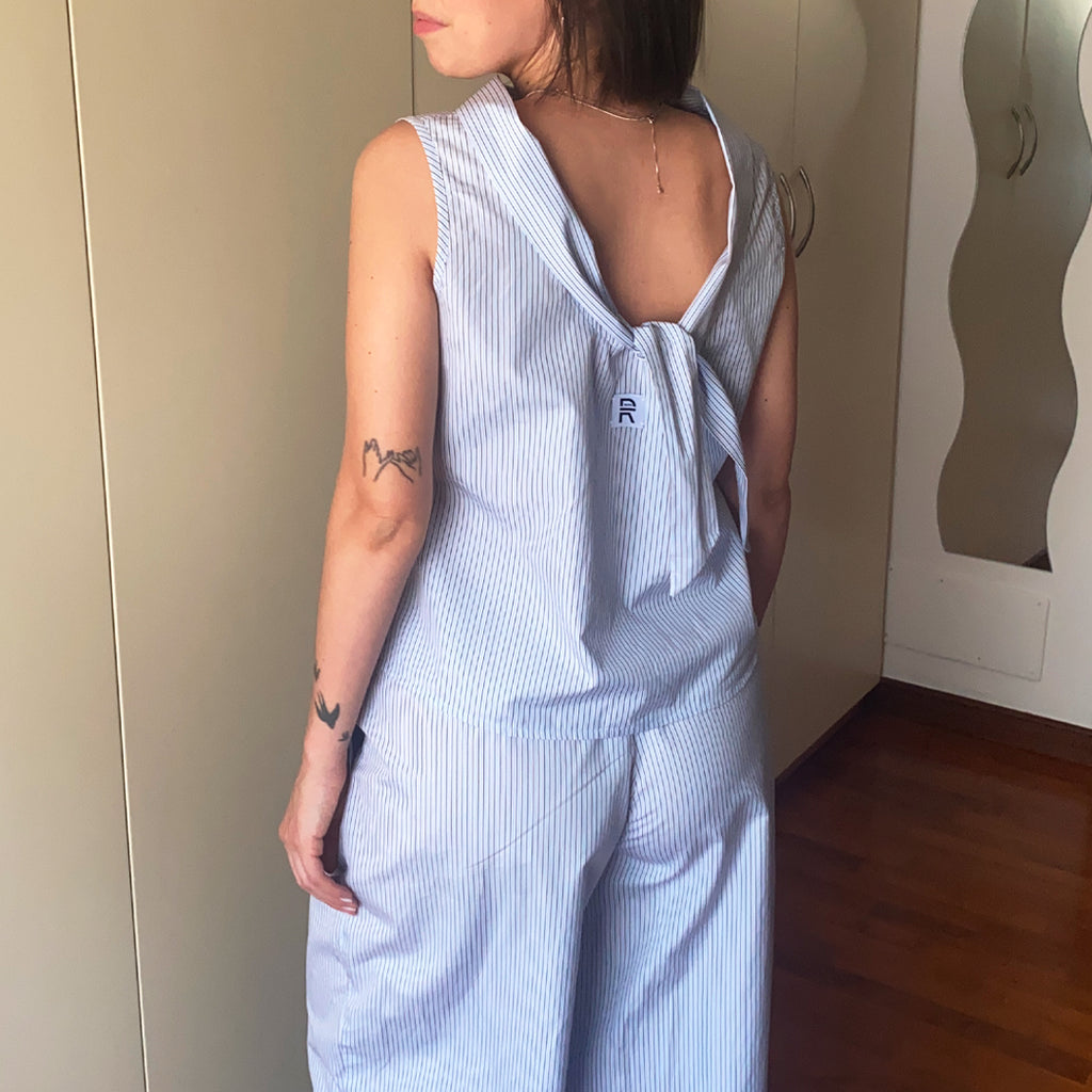 Open Back Blouse